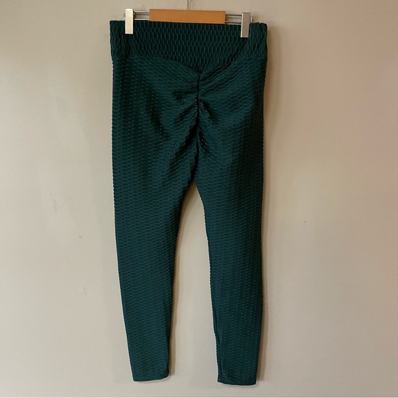 TIKTOK Viral Leggings Green Butt Booty Shaper Leggings - Picture 4 of 7